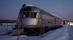 CB&Q 9908 in the Snow
